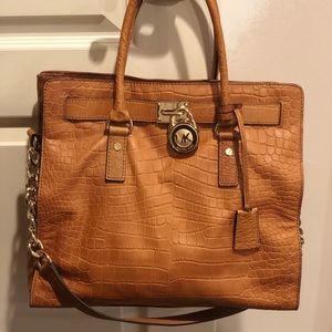 Michael Kors Large Crocodile Hamilton